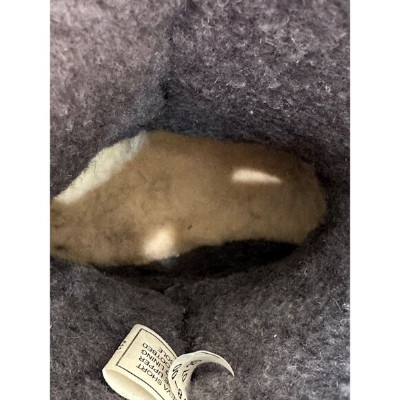 Bearpaw Emma Size 9 Shearling Fur Lined Winter 10" Boots Gray Suede - Picture 16 of 16